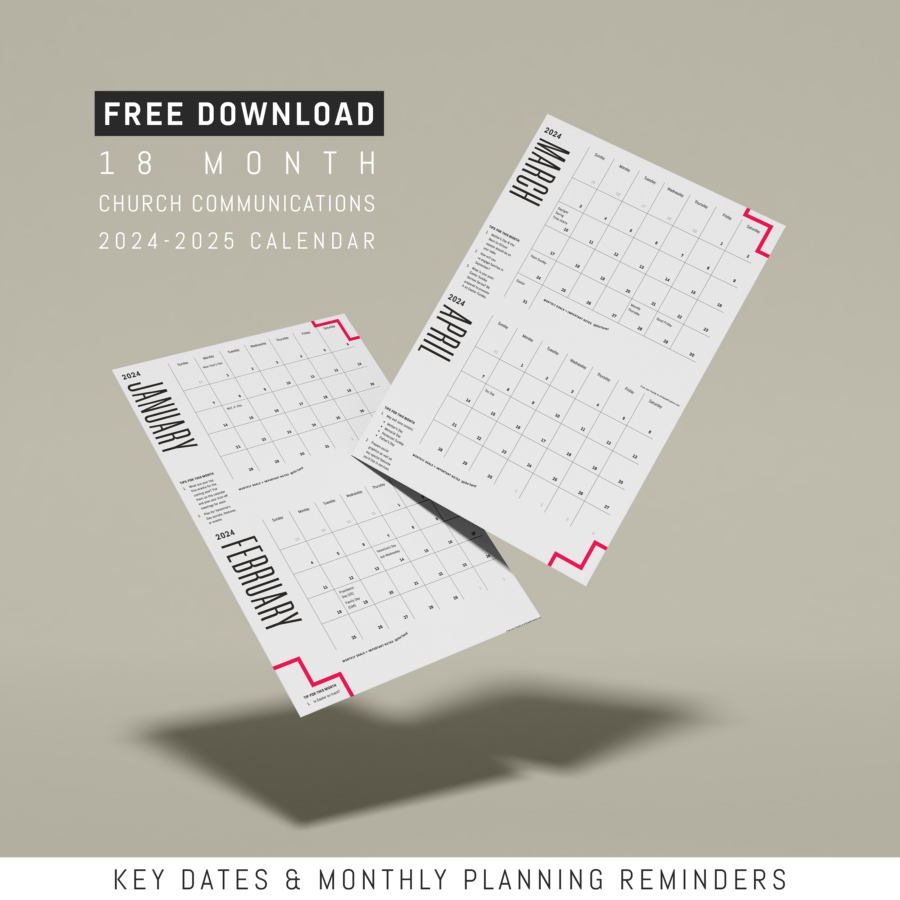 Download: Church Planning Calendar