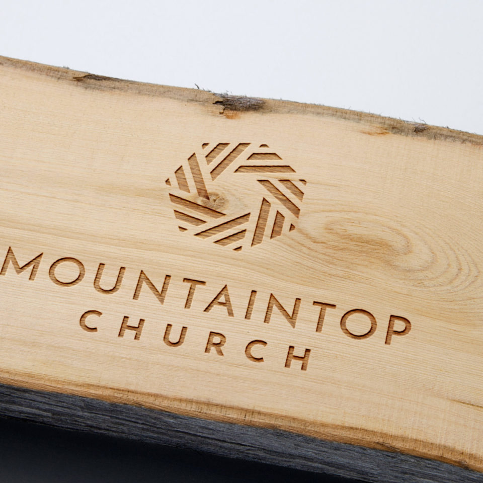 Mountaintop Church Logo Mockup
